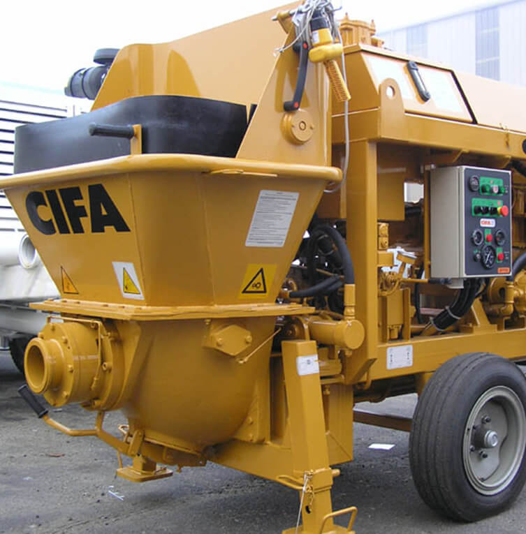 CIFA PC307D, Bomba de hormigón profesional para faenas de construcción, hormigón, obras, proyectos, Chile, Maquinaria Carrán