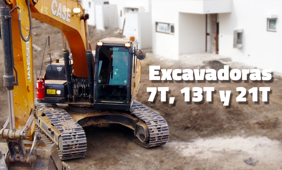 ¿Qué excavadora arrendar según tu proyecto?