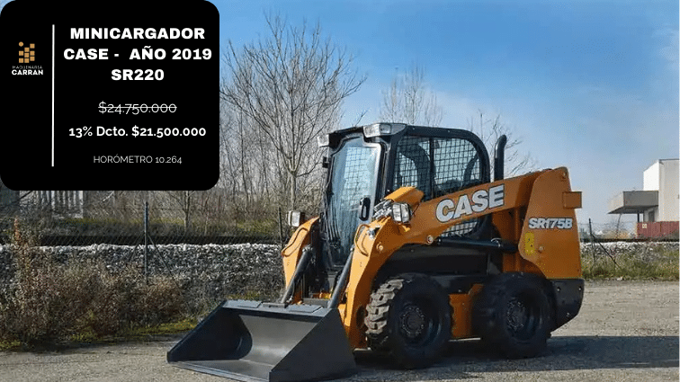 Minicargador Case Año 2019 SR220