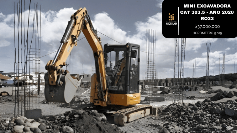Mini excavadoras Cat 303.5 Año 2020 RO33