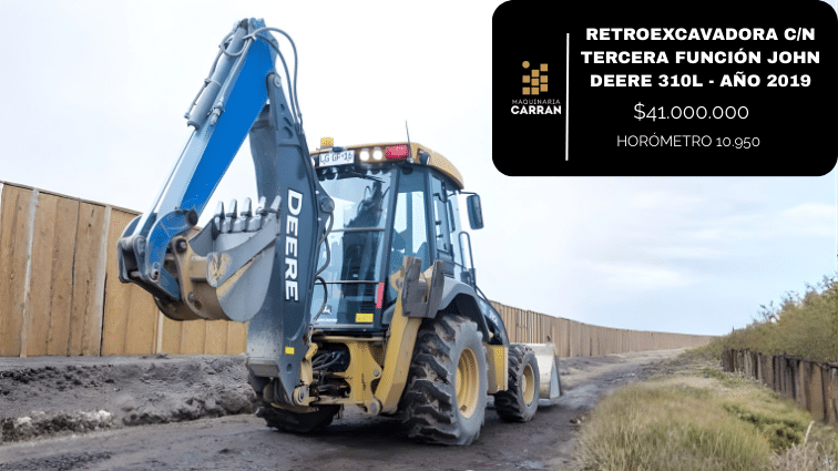 Retroexcavadora con Tercera Función John Deere 310L RN34