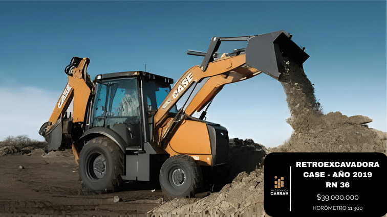 Retroexcavadora Case Año 2019 RN 36