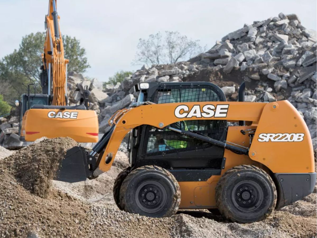 Minicargador Case SR220 año 2021 código BC56 de Maquinaria Carrán en faena